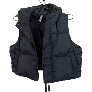 Fabletics Black Puffer Vest